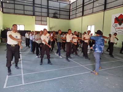 Bela diri tongkat diksar satpam gada pratama