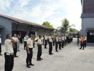 jaging sore pelatihan satpam pekanbaru